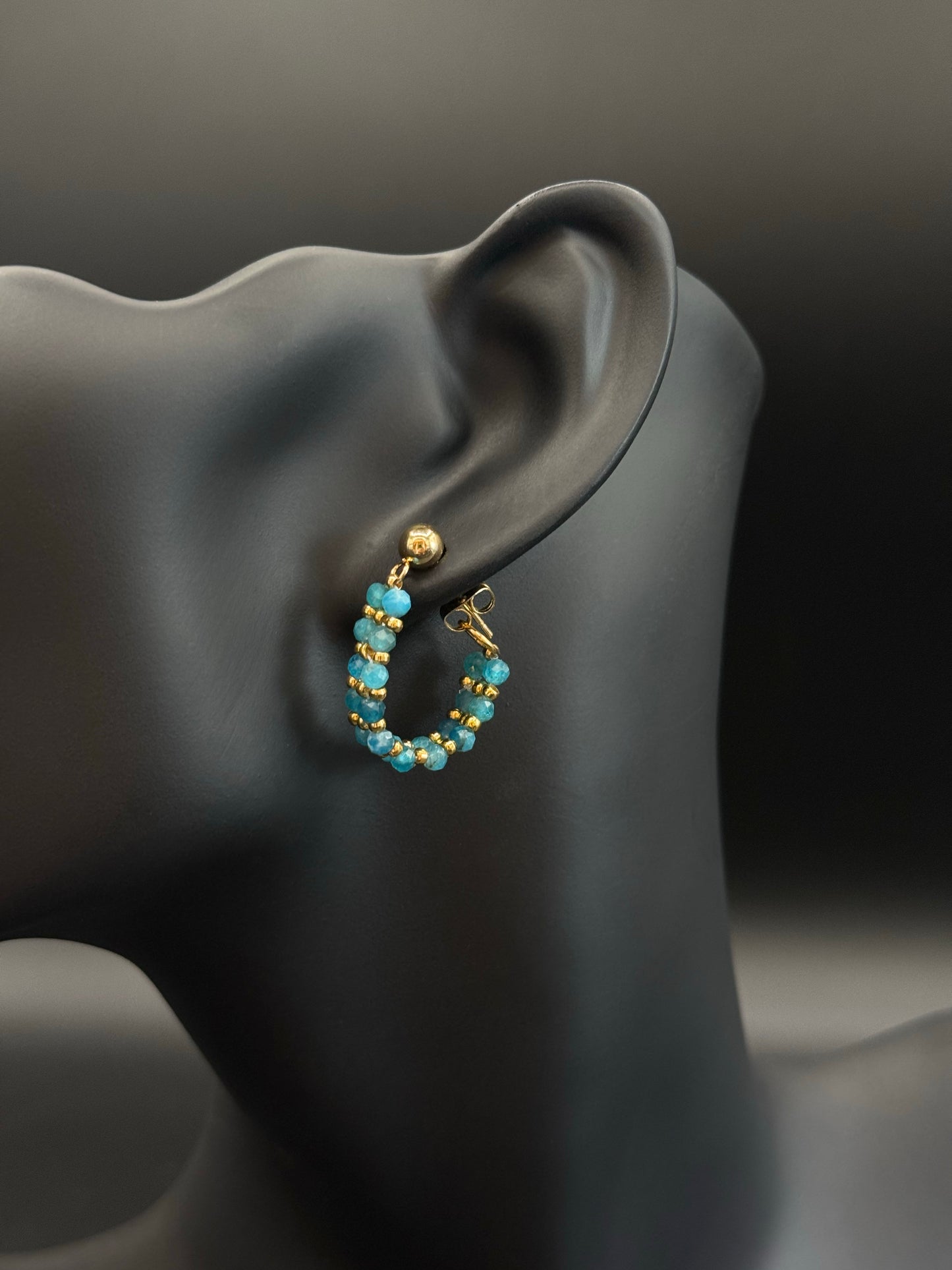 Boucles créoles Linéa dorées
