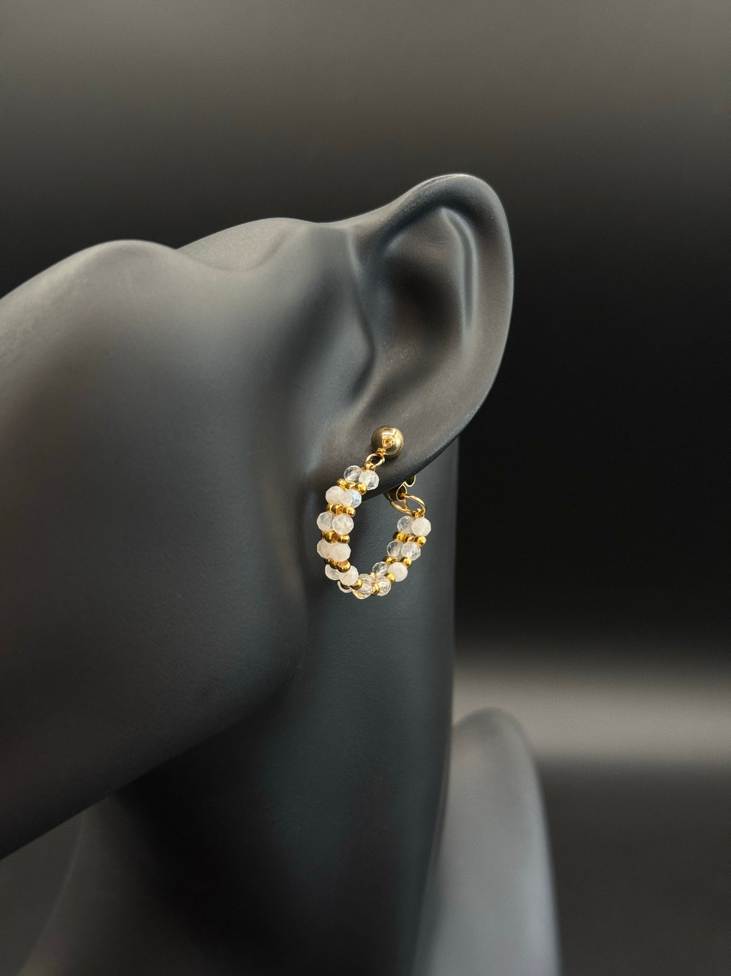 Boucles créoles Linéa dorées