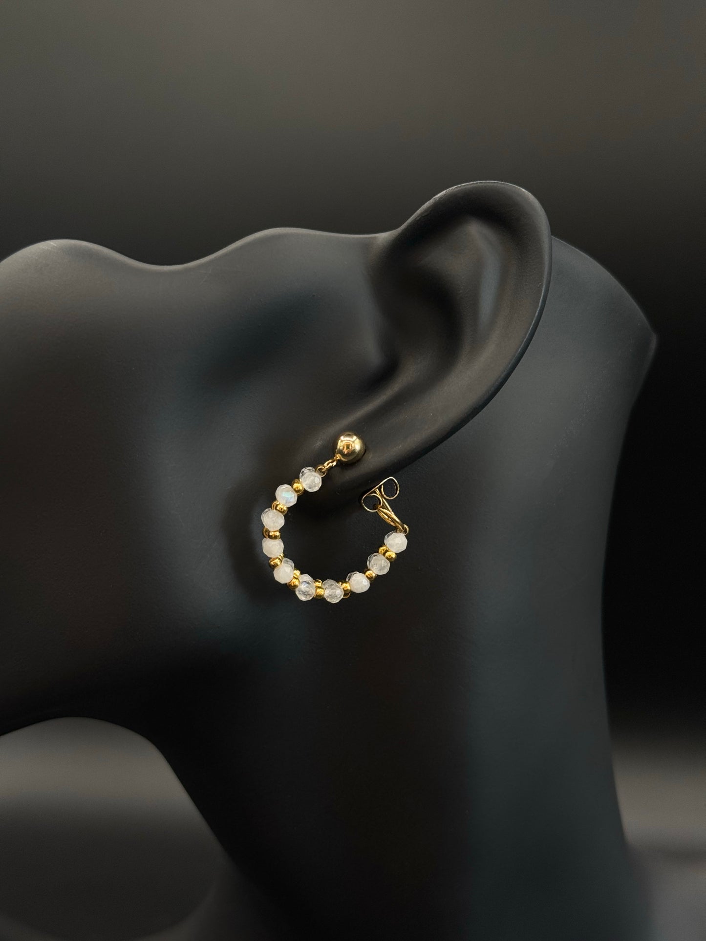 Boucles créoles Linéa dorées