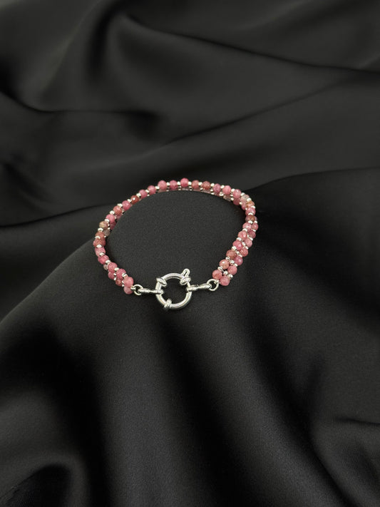 Bracelet Mme Linéa argenté