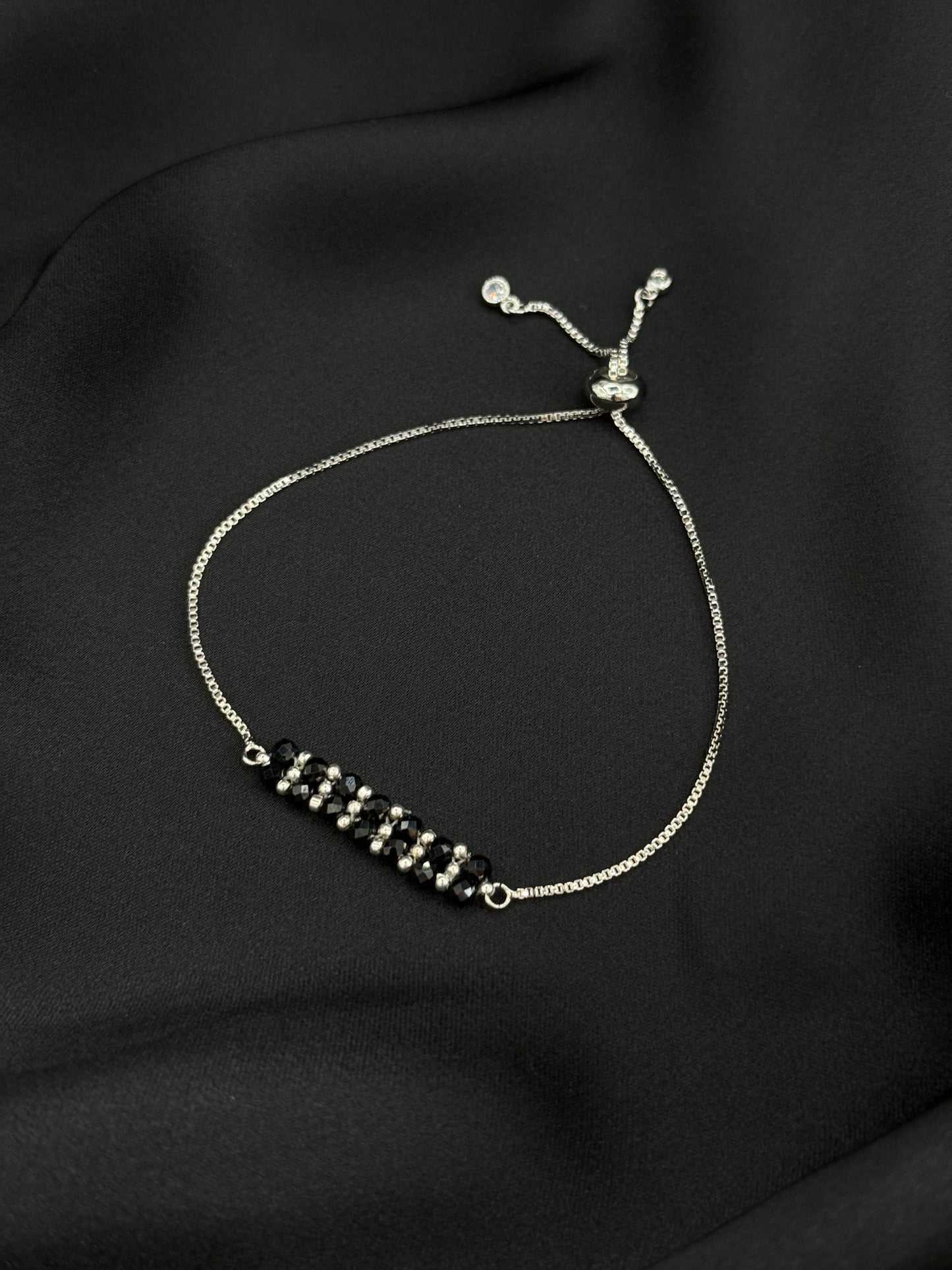 Bracelet Mlle Linéa argenté