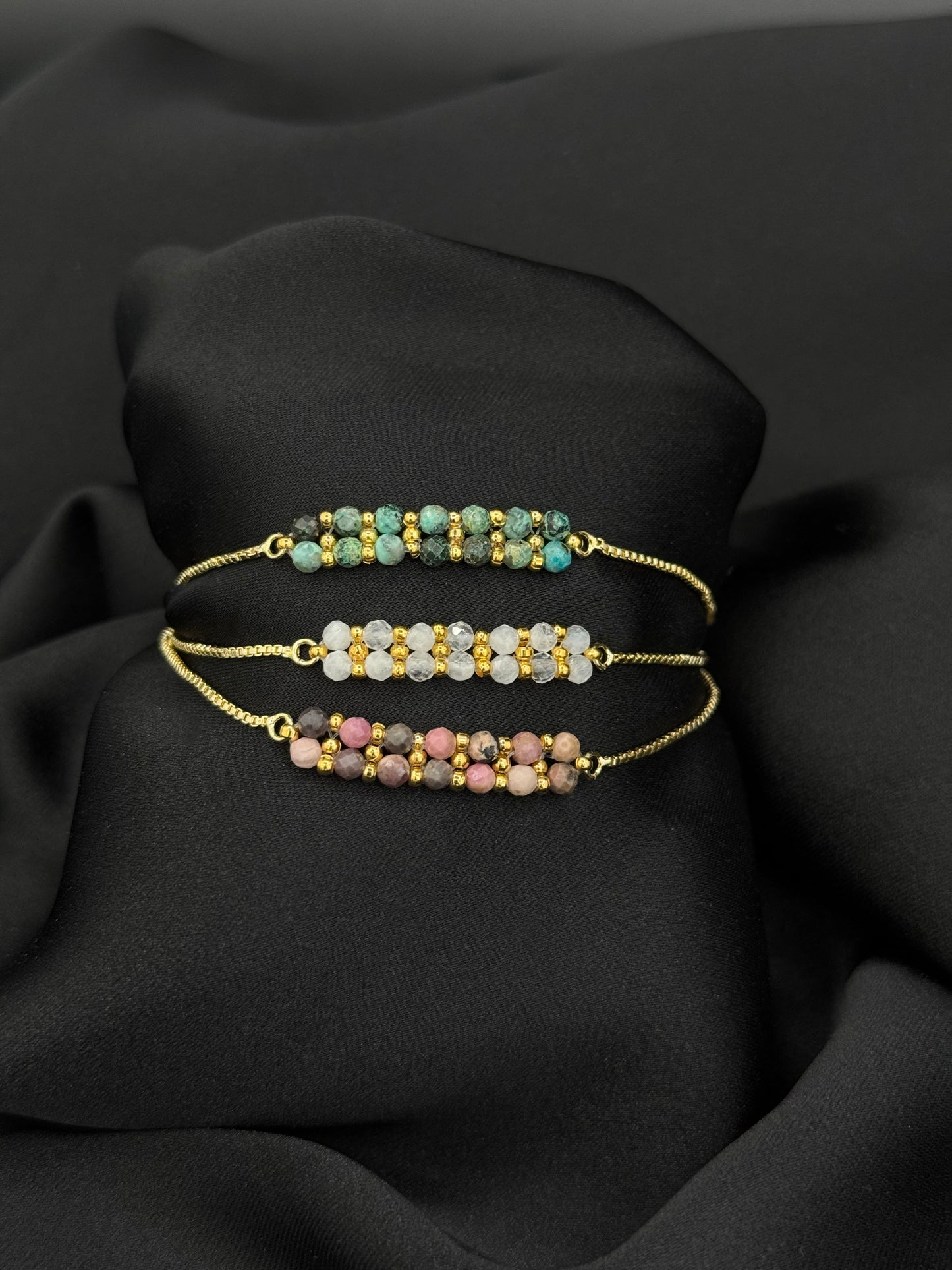 Bracelet Mlle Linéa dorée