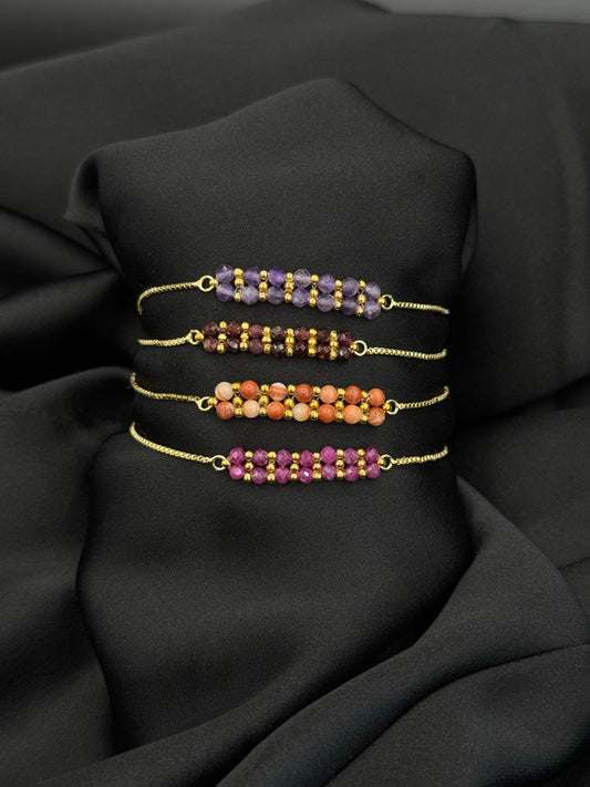 Bracelet Mlle Linéa dorée