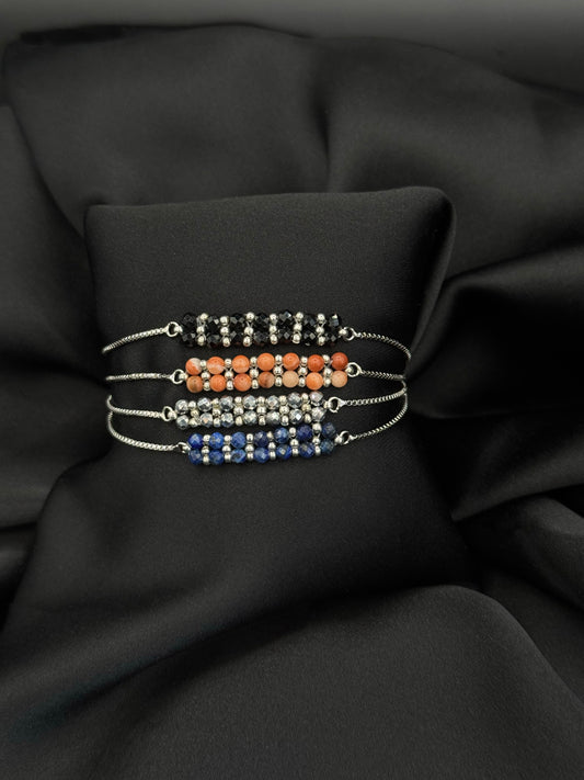 Bracelet Mlle Linéa argenté