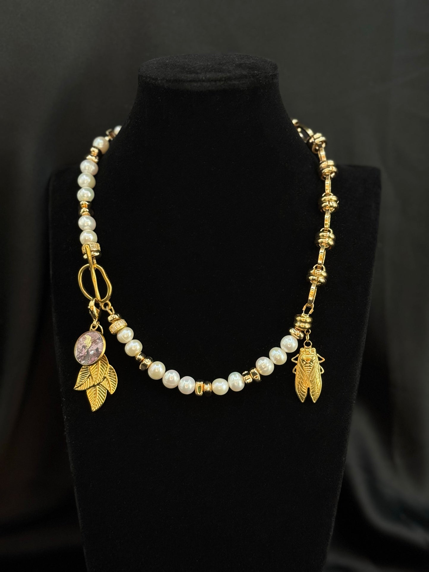 Collier Twist perles