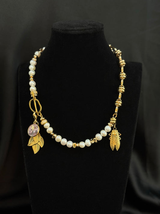 Collier Twist perles