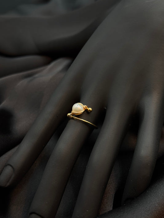 Bague Perle solitaire