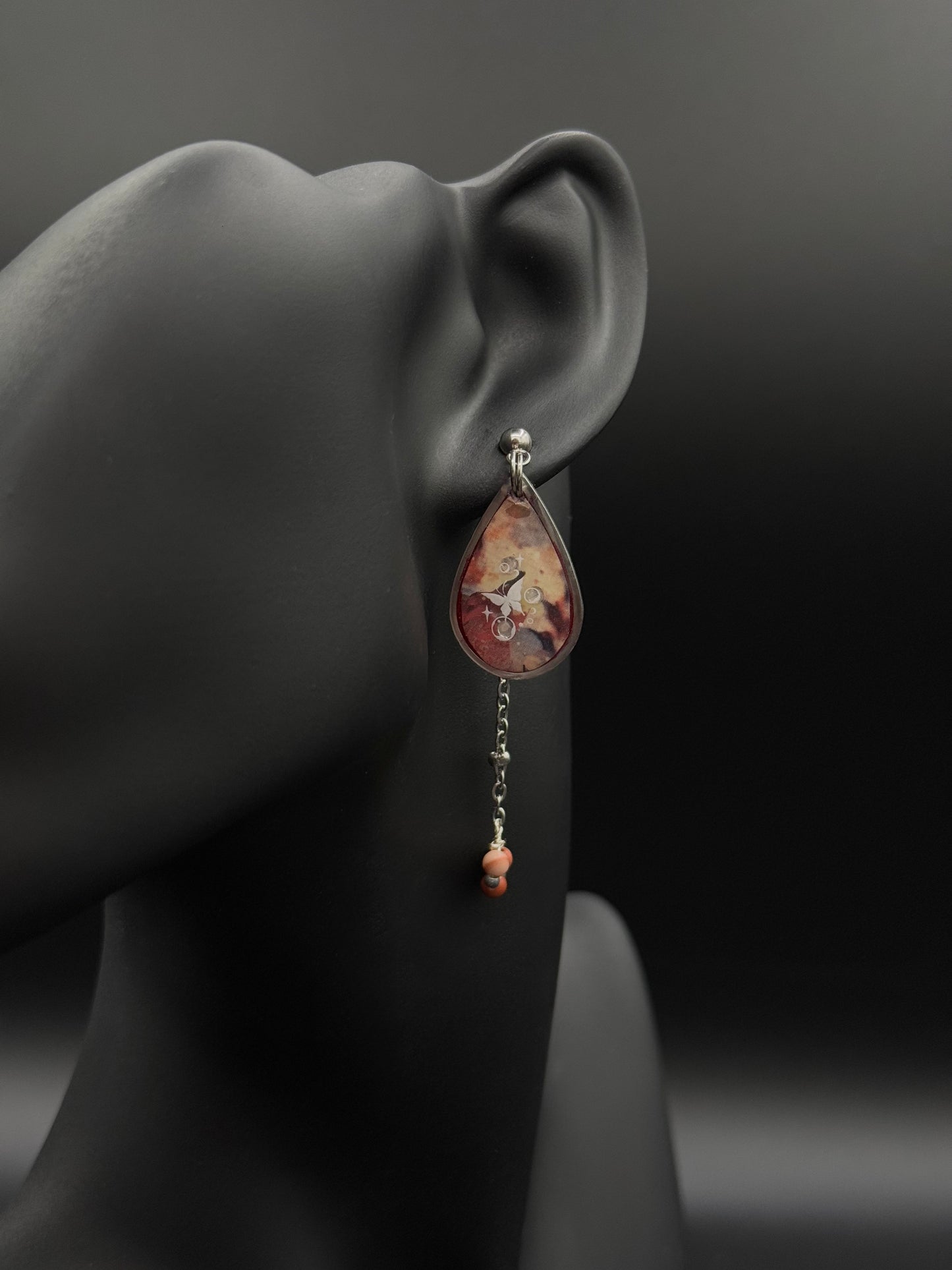 Boucles Gouttes de papillons