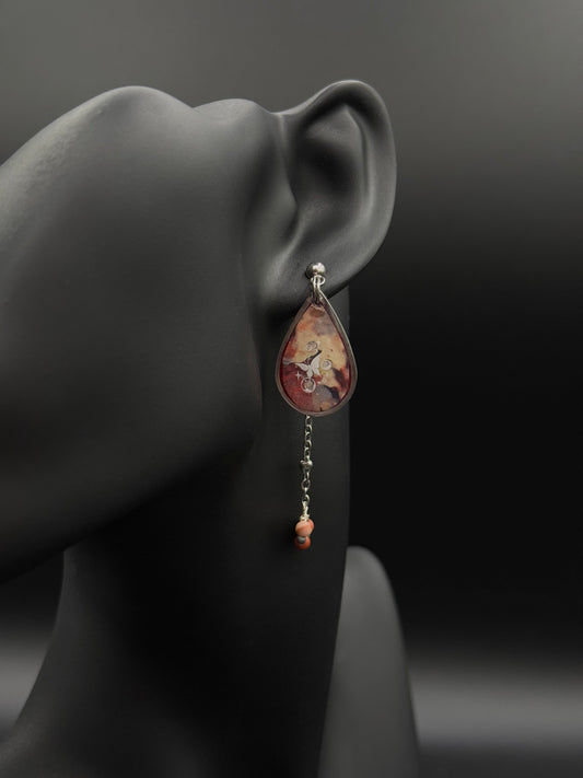 Boucles Gouttes de papillons