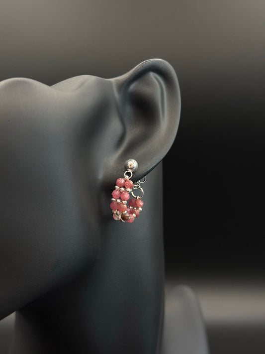 Boucles mini créoles Linéa argentées