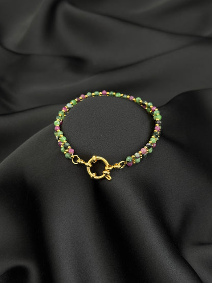Bracelet Mme Linéa dorée
