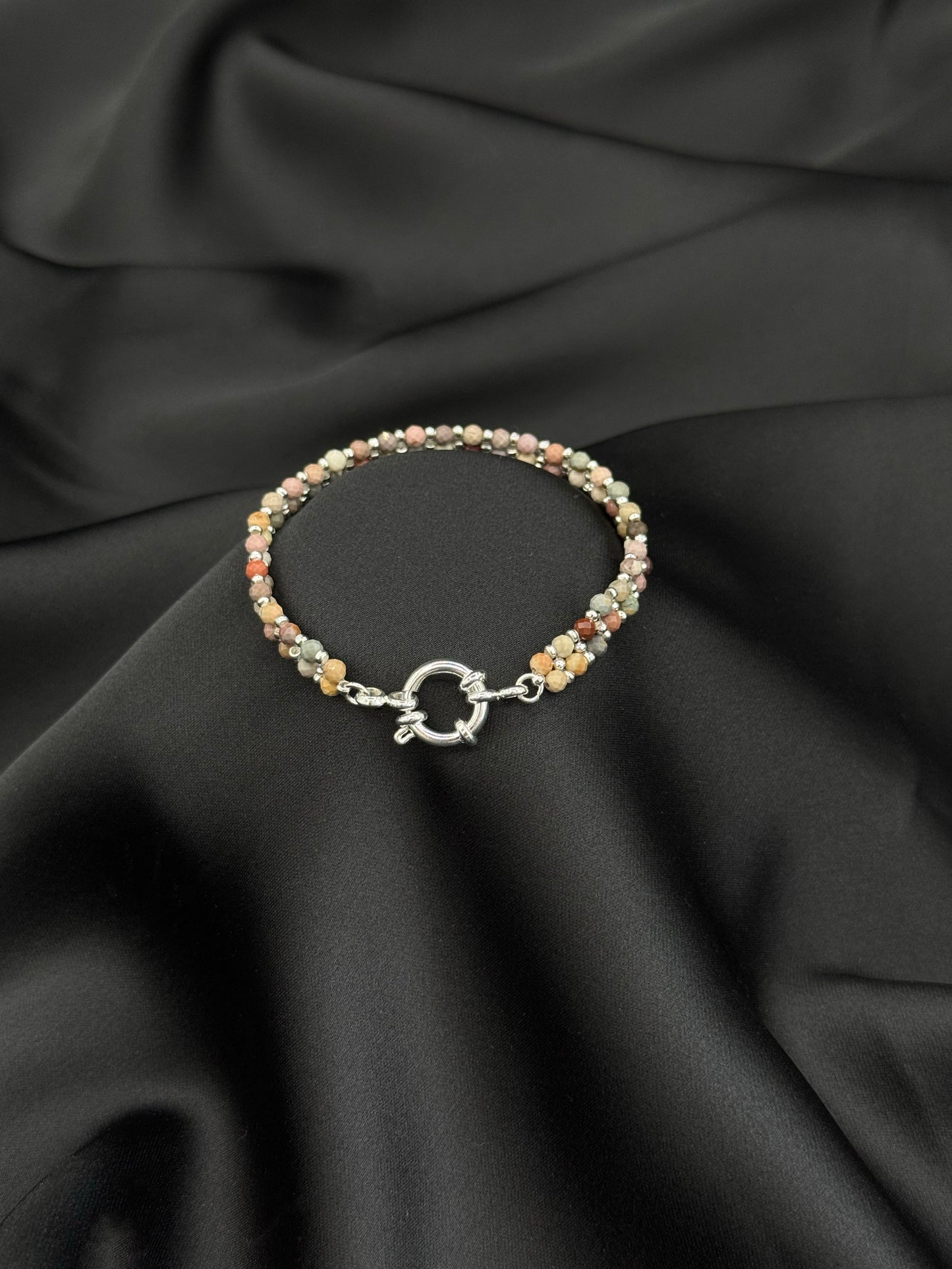 Bracelet Mme Linéa argenté