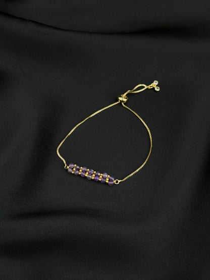 Bracelet Mlle Linéa dorée