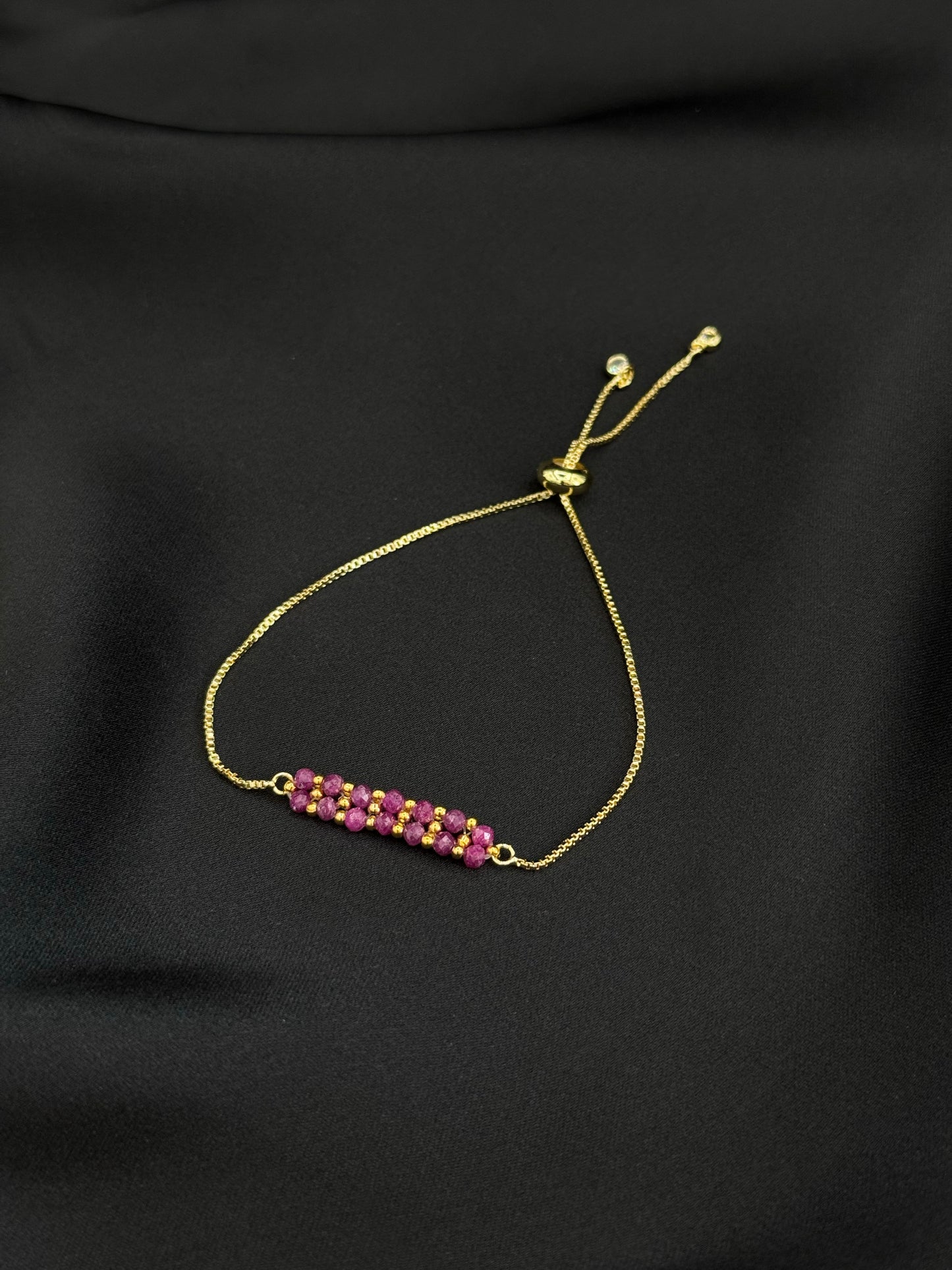 Bracelet Mlle Linéa dorée