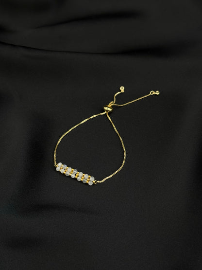 Bracelet Mlle Linéa dorée