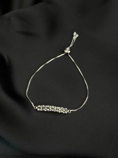 Bracelet Mlle Linéa argenté