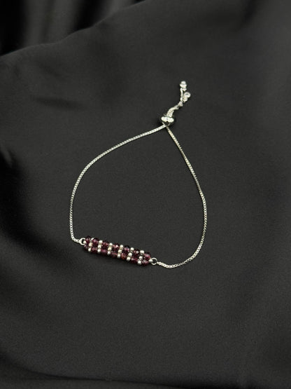 Bracelet Mlle Linéa argenté