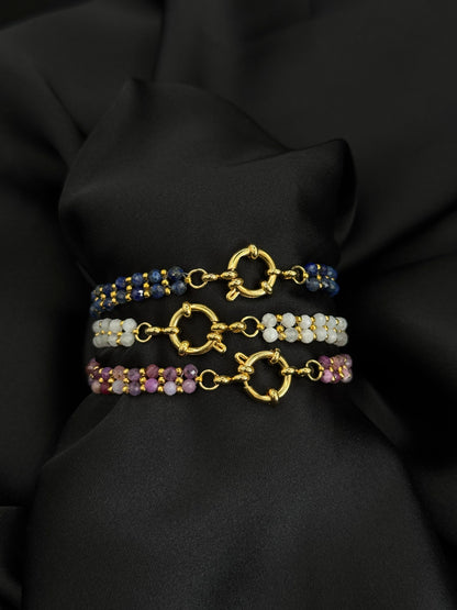 Bracelet Mme Linéa dorée