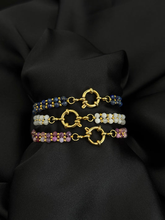 Bracelet Mme Linéa dorée