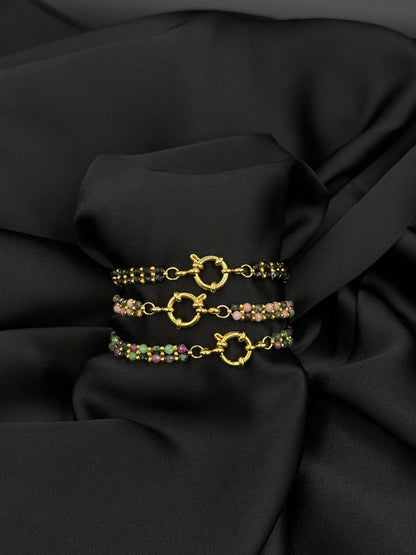 Bracelet Mme Linéa dorée