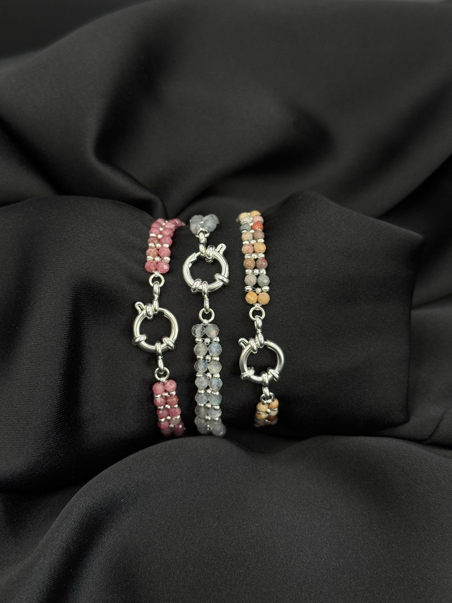 Bracelet Mme Linéa argenté