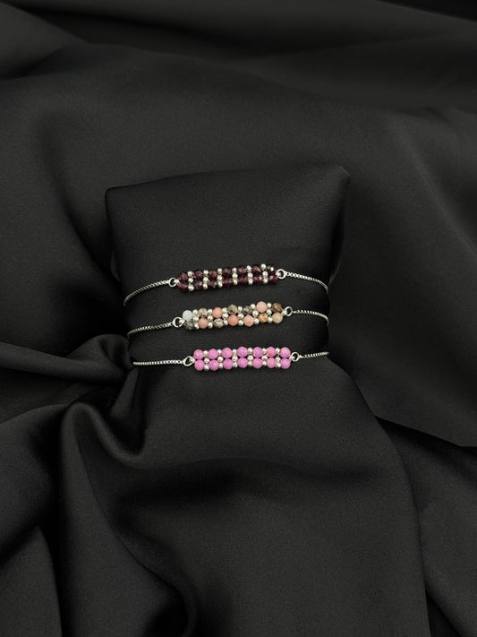 Bracelet Mlle Linéa argenté