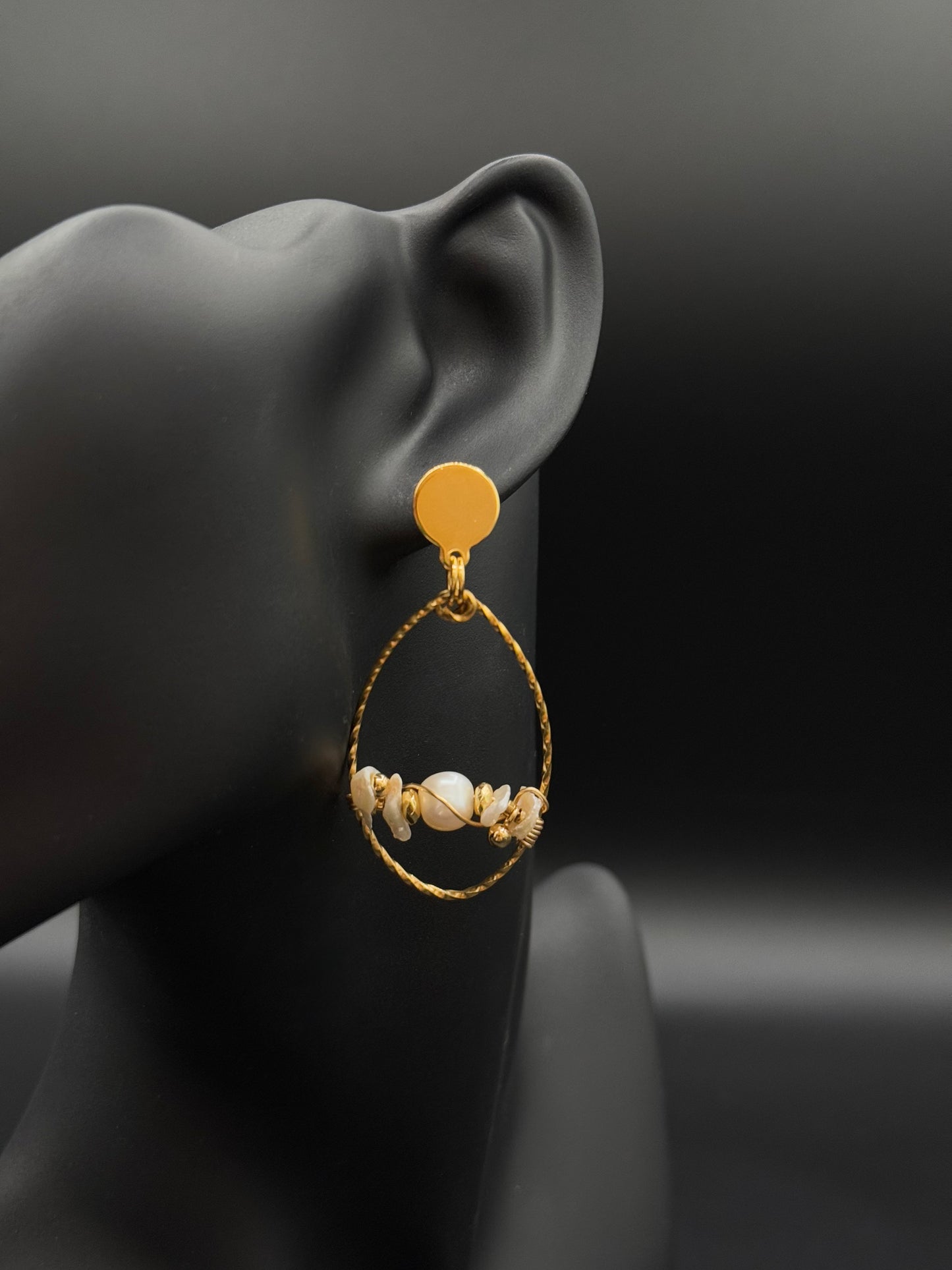Bague Pétales perlée