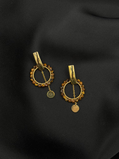 Boucles Cercles tigrés