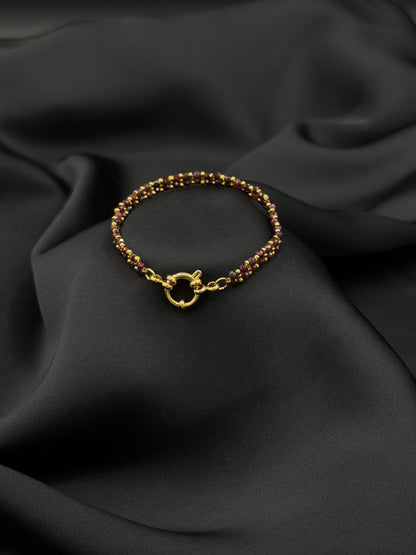 Bracelet Mme Linéa dorée